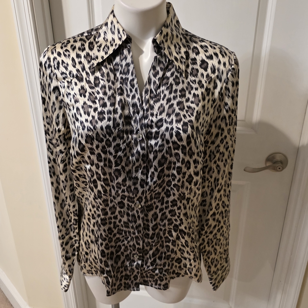 Tesori Medium Leopard Blouse